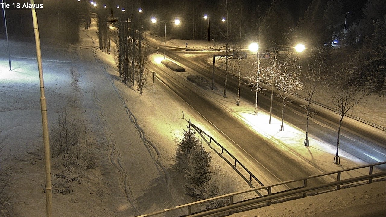 Weather Camera Image Väg 18 Alavo, Alavus, Etelä-Pohjanmaa