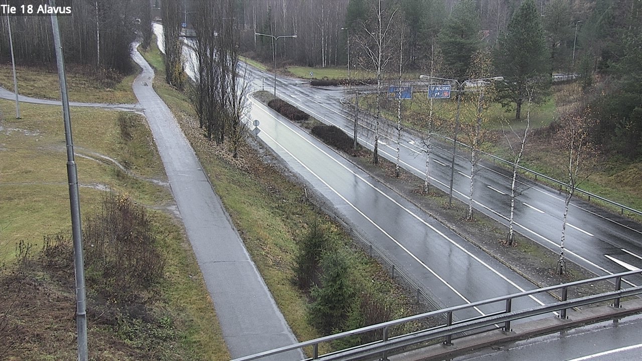 Weather Camera Image Väg 18 Alavo, Alavus, Etelä-Pohjanmaa