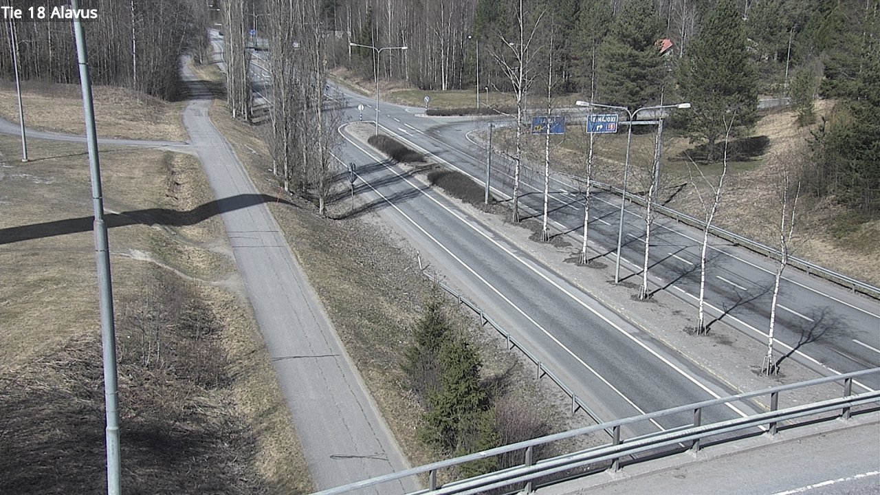 Weather Camera Image Road 18 Alavus, Alavus, Etelä-Pohjanmaa