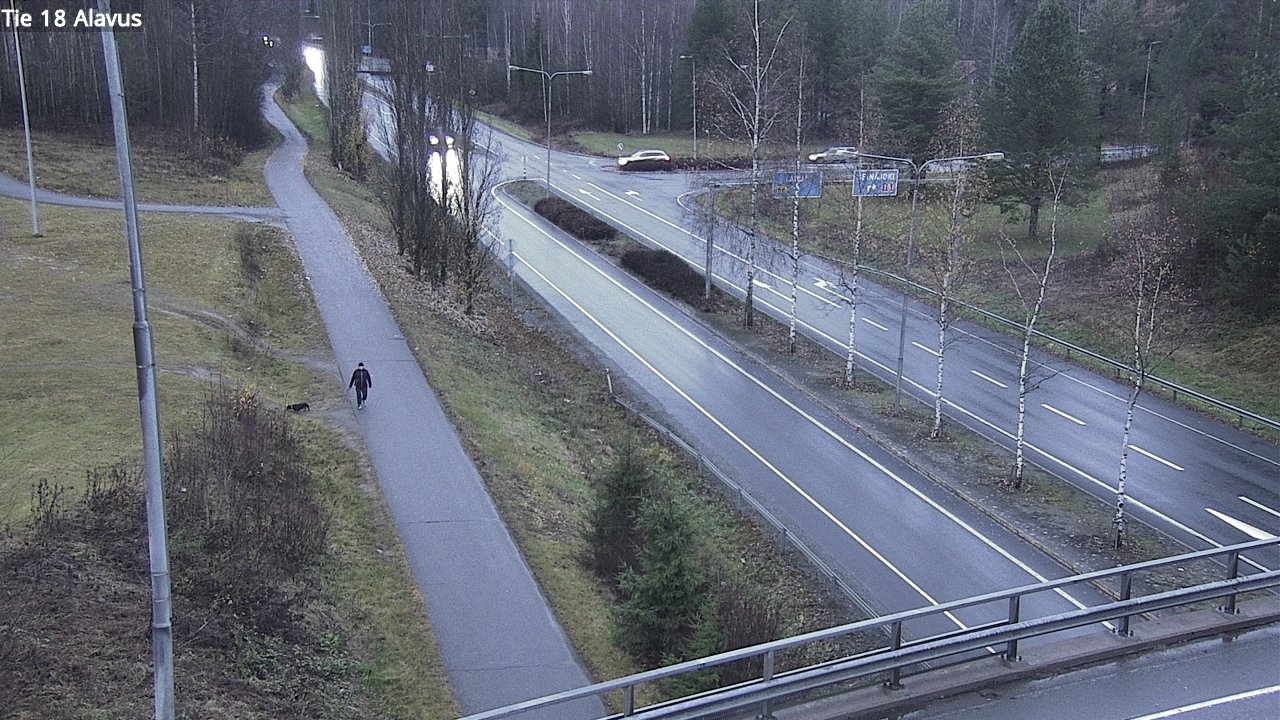 Weather Camera Image Väg 18 Alavo, Alavus, Etelä-Pohjanmaa