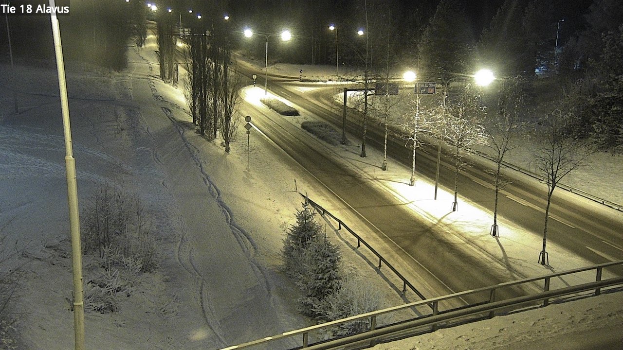 Weather Camera Image Väg 18 Alavo, Alavus, Etelä-Pohjanmaa