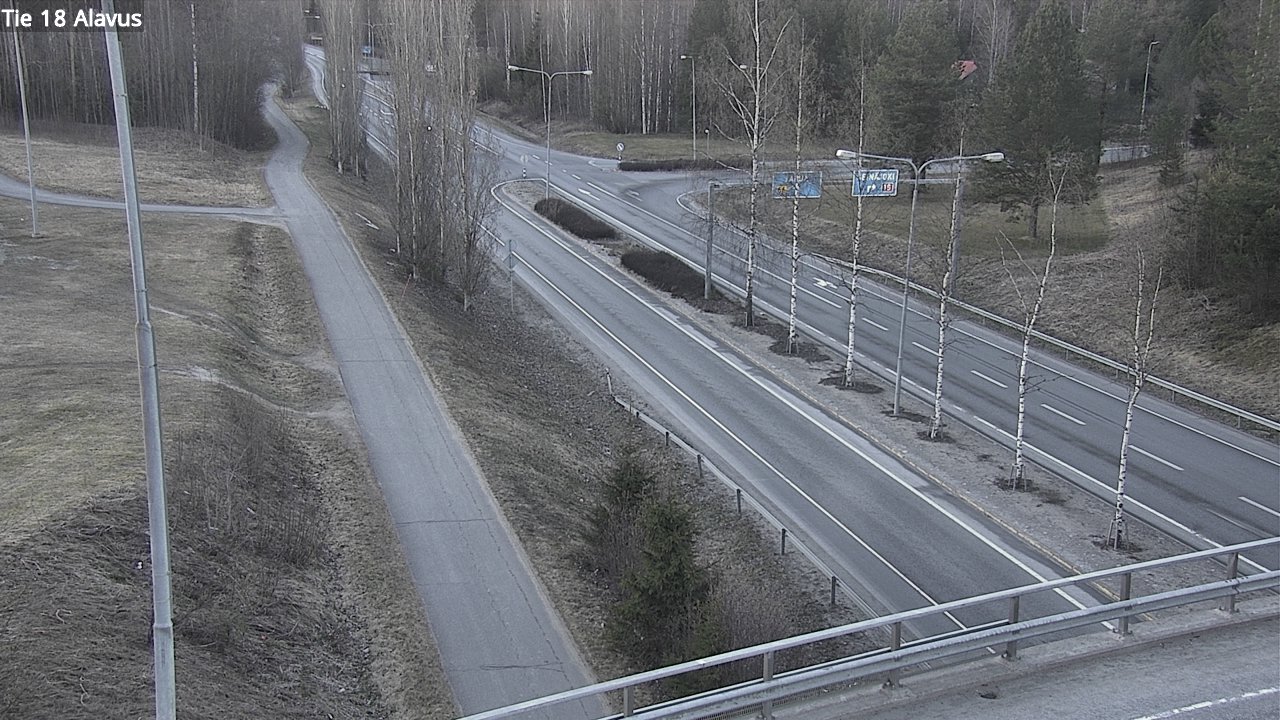 Weather Camera Image Road 18 Alavus, Alavus, Etelä-Pohjanmaa