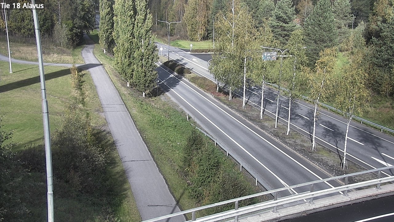 Weather Camera Image Väg 18 Alavo, Alavus, Etelä-Pohjanmaa