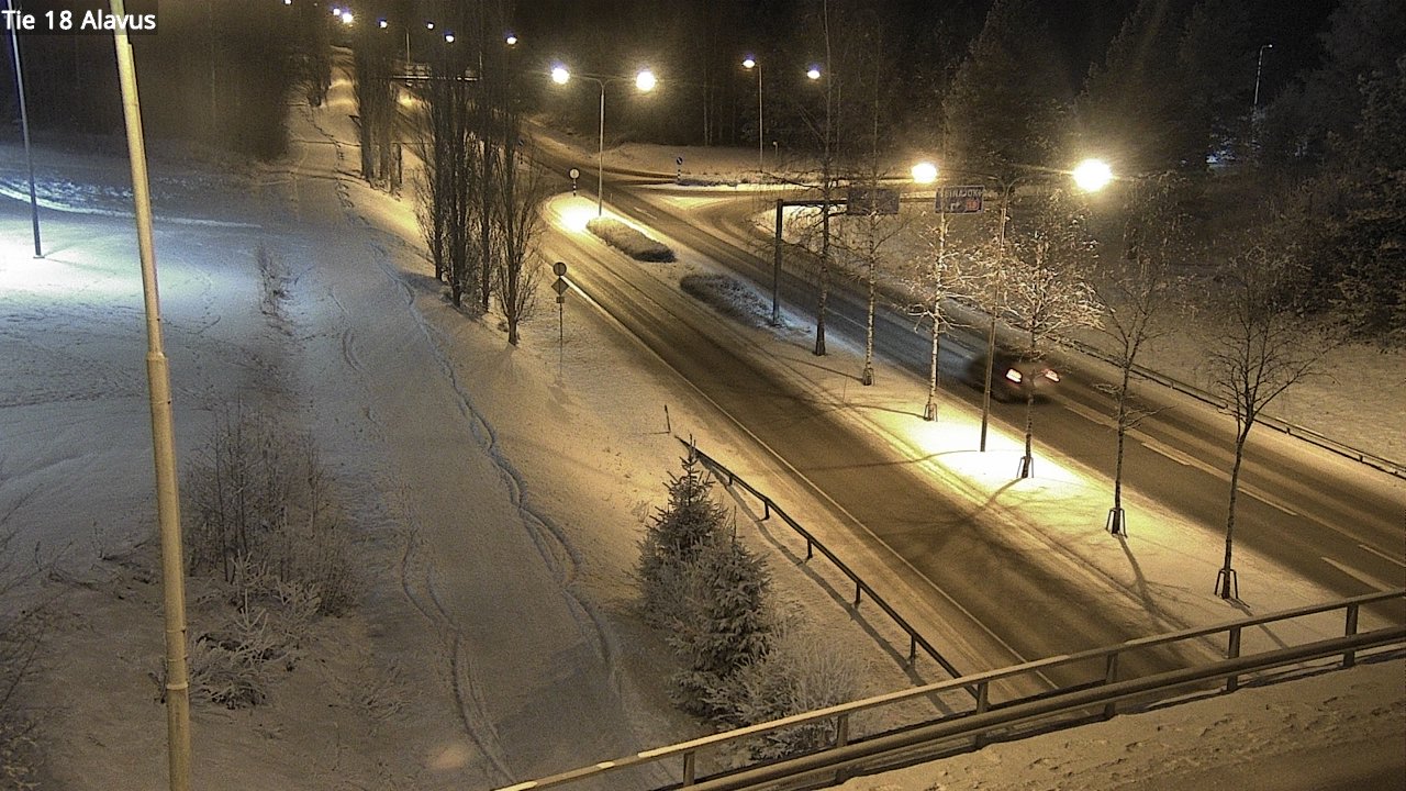 Weather Camera Image Väg 18 Alavo, Alavus, Etelä-Pohjanmaa