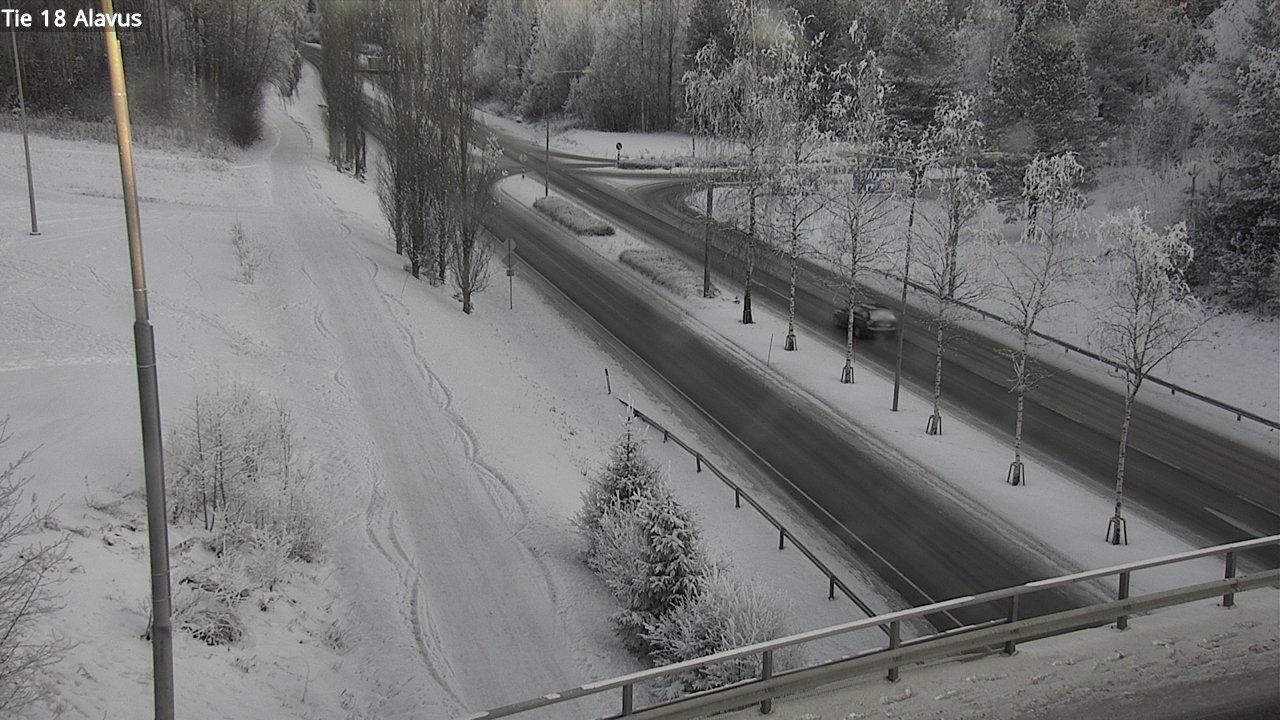 Weather Camera Image Väg 18 Alavo, Alavus, Etelä-Pohjanmaa
