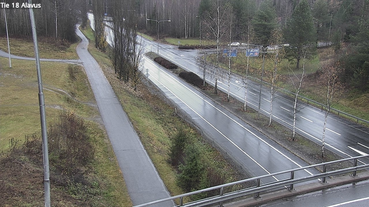 Weather Camera Image Väg 18 Alavo, Alavus, Etelä-Pohjanmaa