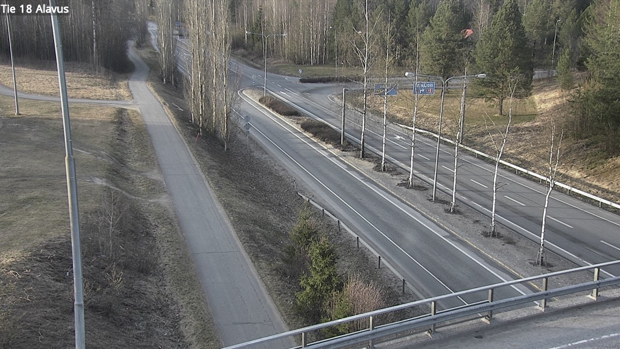 Weather Camera Image Road 18 Alavus, Alavus, Etelä-Pohjanmaa