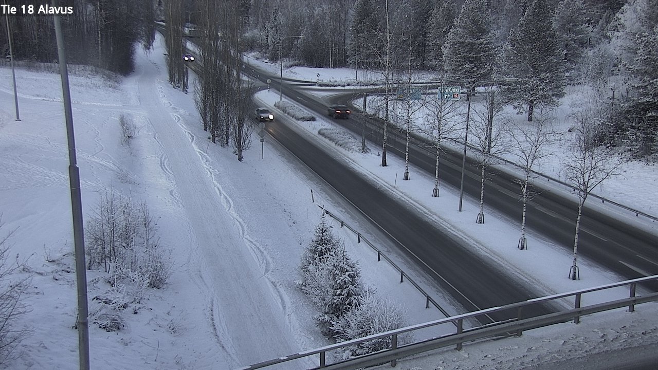 Weather Camera Image Väg 18 Alavo, Alavus, Etelä-Pohjanmaa