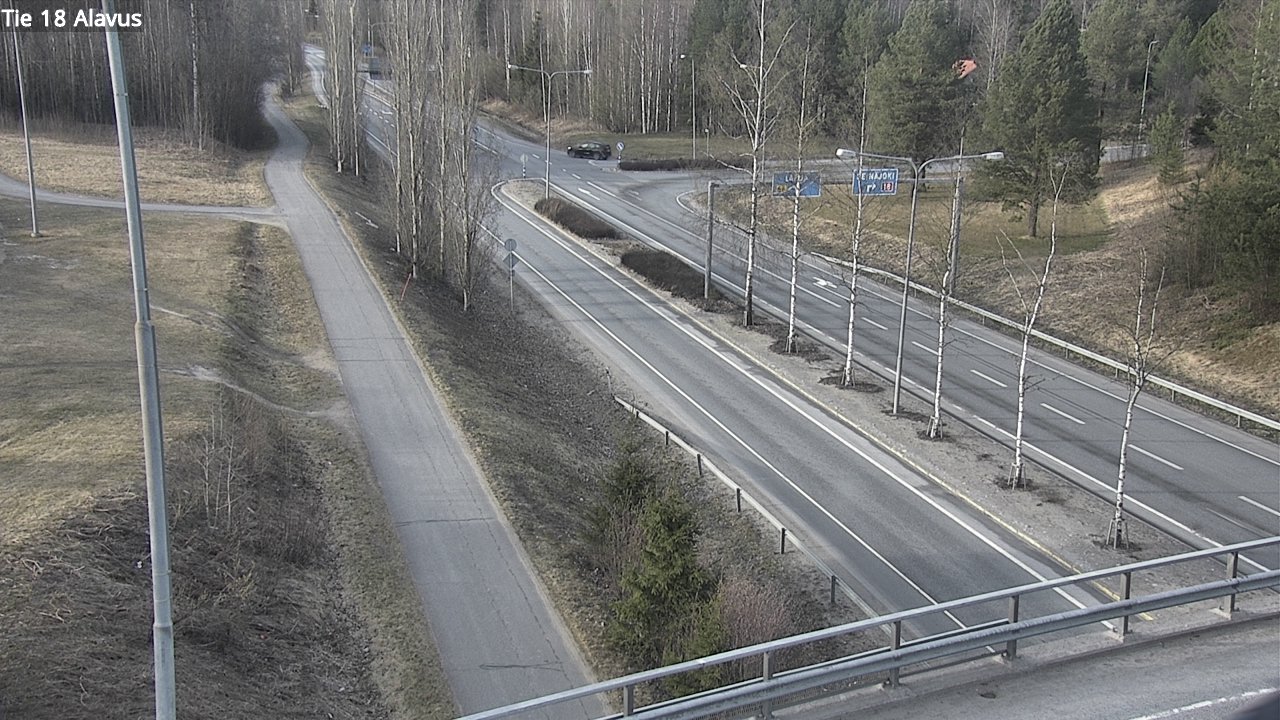 Weather Camera Image Road 18 Alavus, Alavus, Etelä-Pohjanmaa