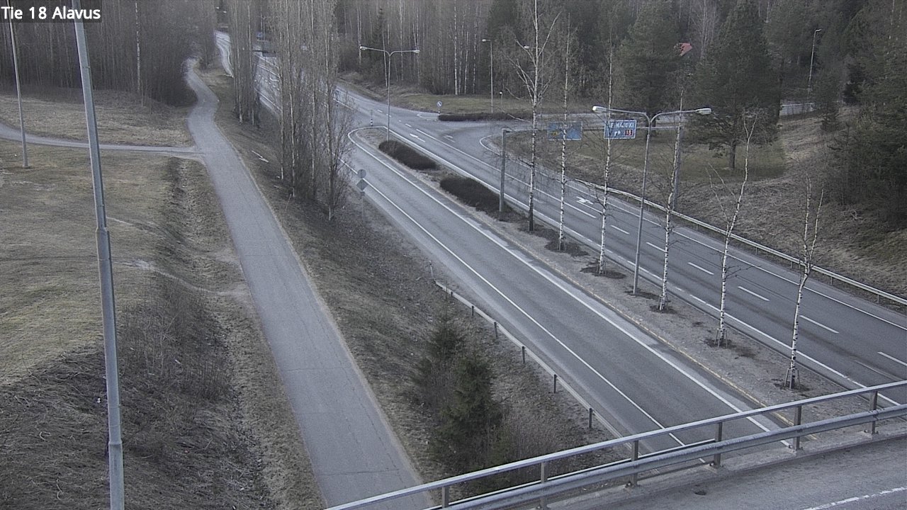 Weather Camera Image Road 18 Alavus, Alavus, Etelä-Pohjanmaa