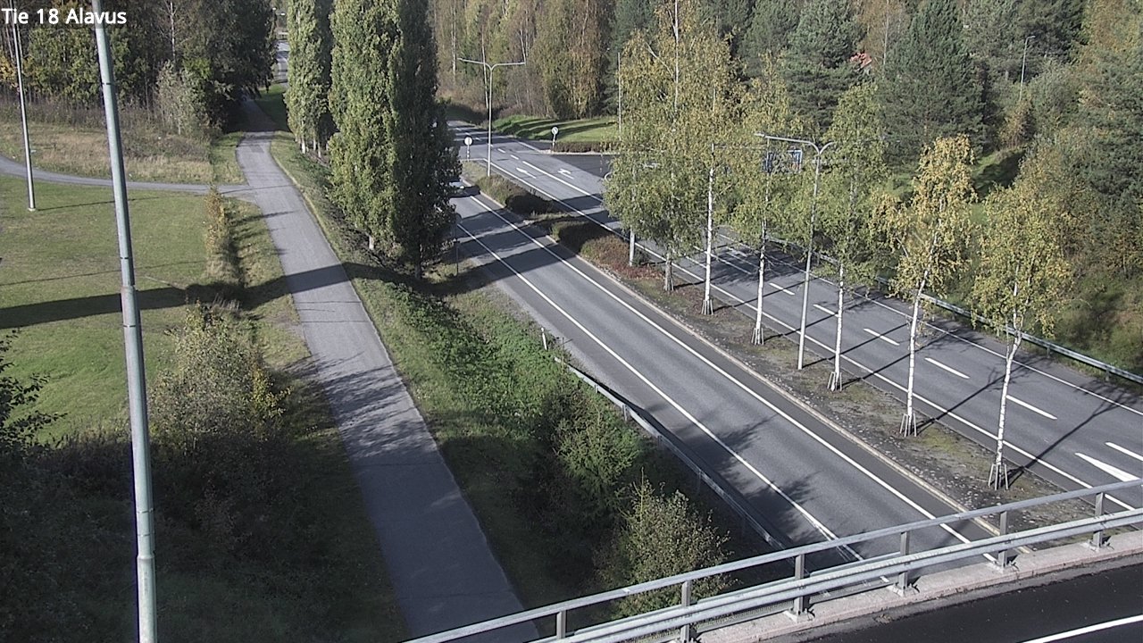 Weather Camera Image Väg 18 Alavo, Alavus, Etelä-Pohjanmaa