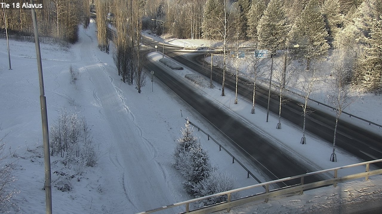 Weather Camera Image Väg 18 Alavo, Alavus, Etelä-Pohjanmaa