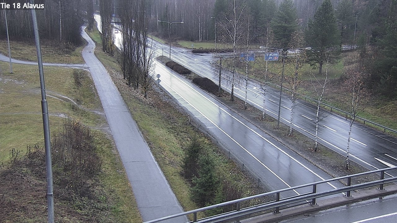 Weather Camera Image Väg 18 Alavo, Alavus, Etelä-Pohjanmaa