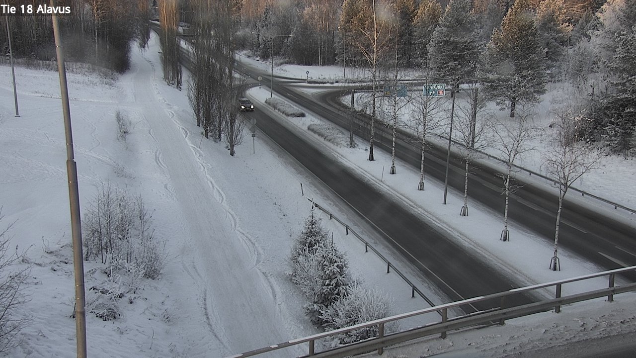 Weather Camera Image Väg 18 Alavo, Alavus, Etelä-Pohjanmaa