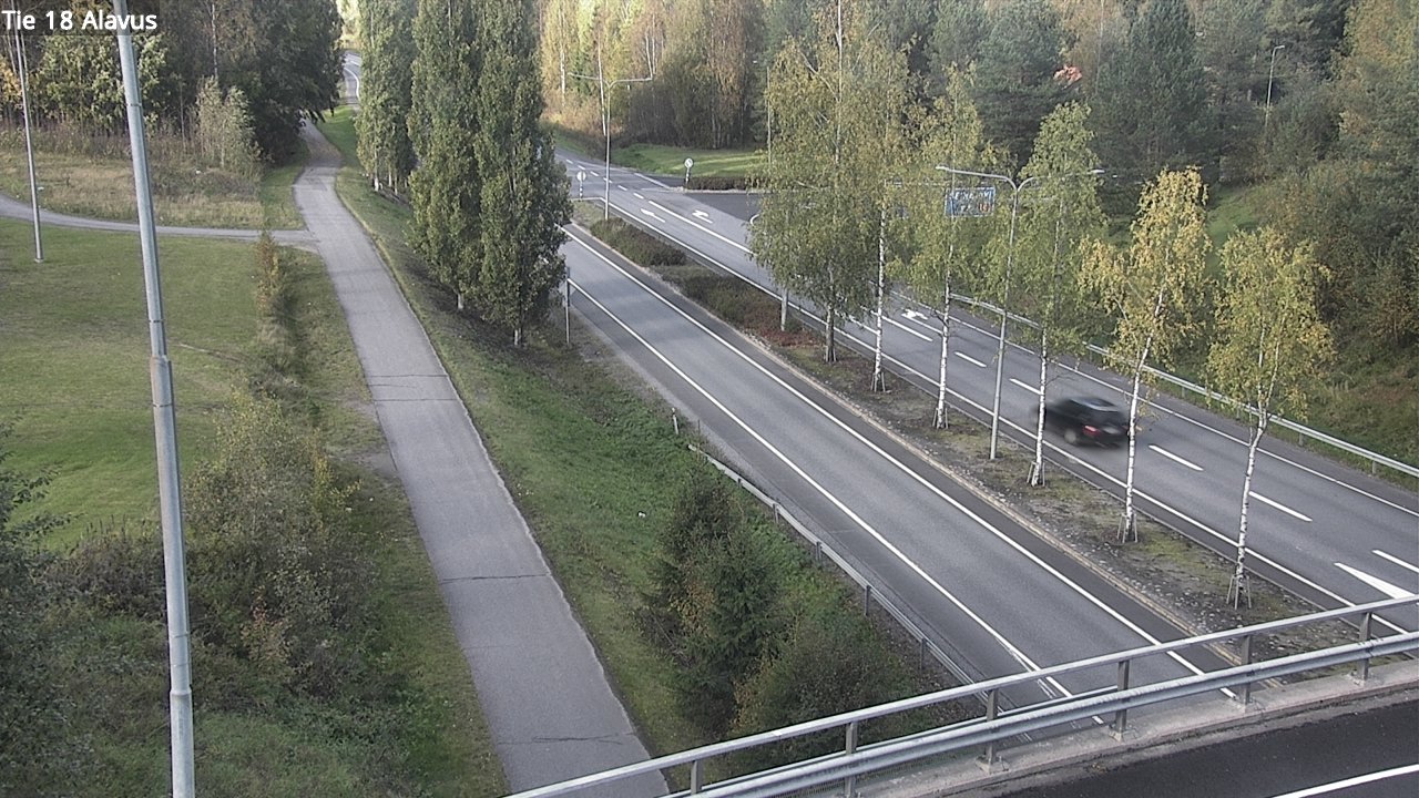 Weather Camera Image Väg 18 Alavo, Alavus, Etelä-Pohjanmaa