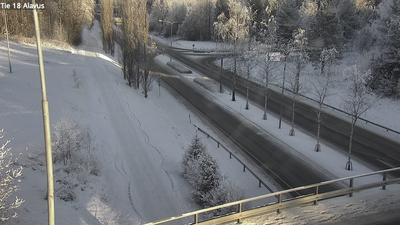 Weather Camera Image Väg 18 Alavo, Alavus, Etelä-Pohjanmaa