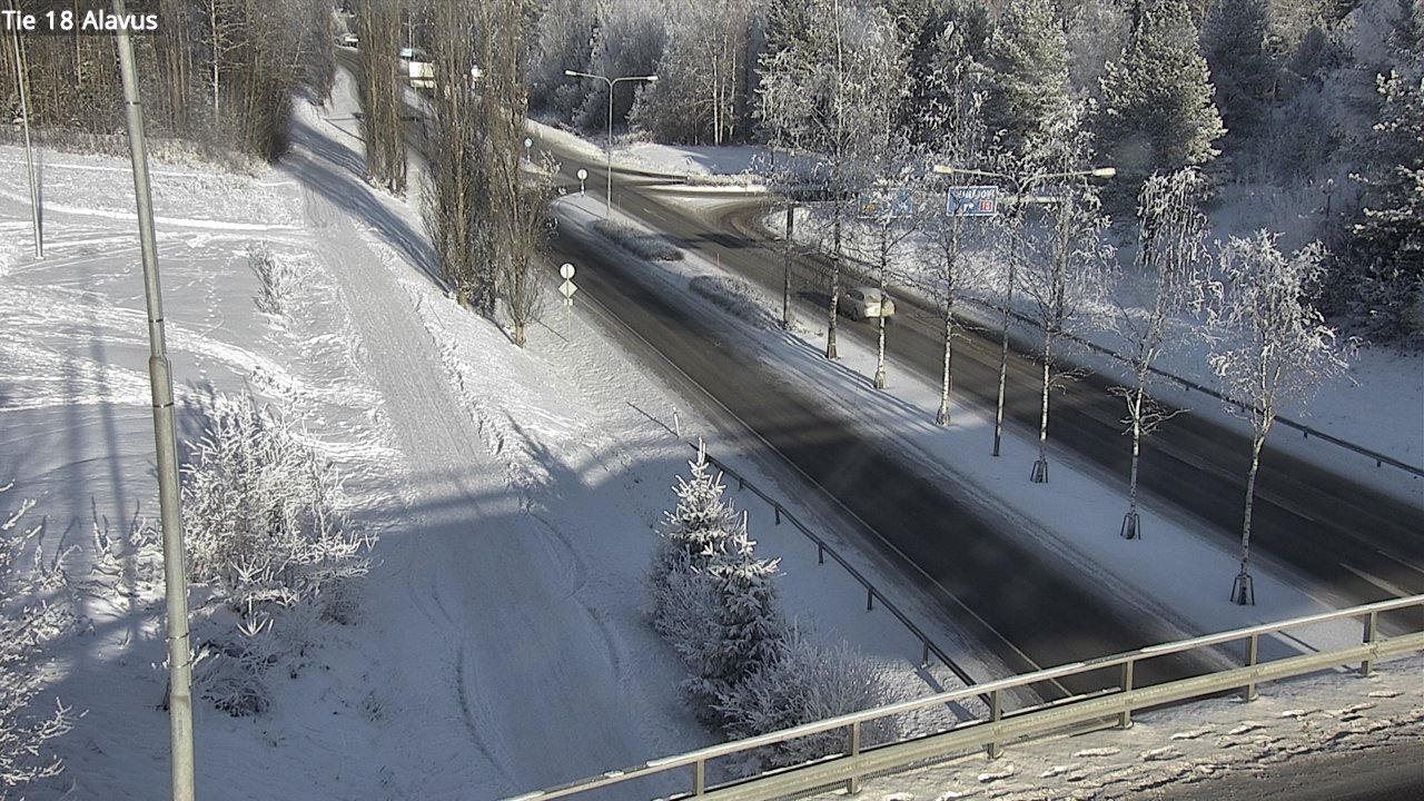 Weather Camera Image Väg 18 Alavo, Alavus, Etelä-Pohjanmaa