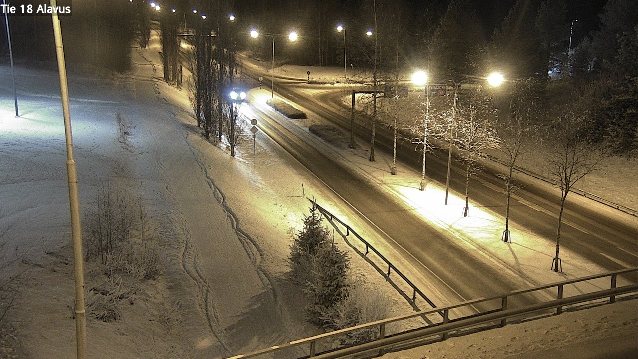 Weather Camera Image Väg 18 Alavo, Alavus, Etelä-Pohjanmaa