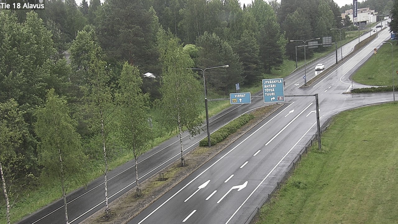 Weather Camera Image Väg 18 Alavo, Alavus, Etelä-Pohjanmaa