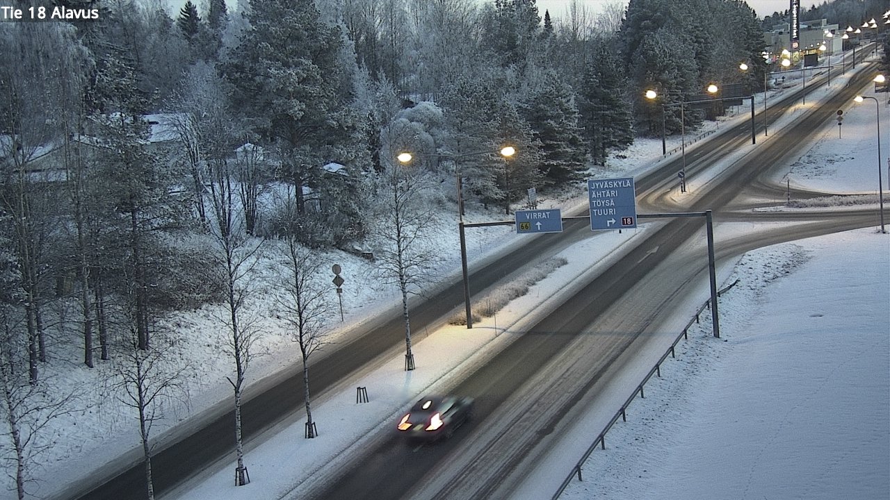 Weather Camera Image Väg 18 Alavo, Alavus, Etelä-Pohjanmaa