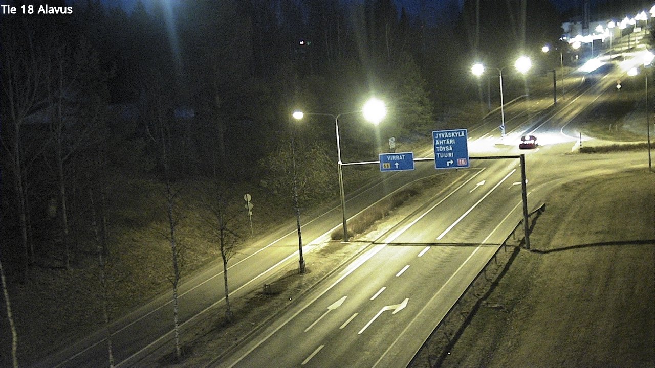 Weather Camera Image Road 18 Alavus, Alavus, Etelä-Pohjanmaa