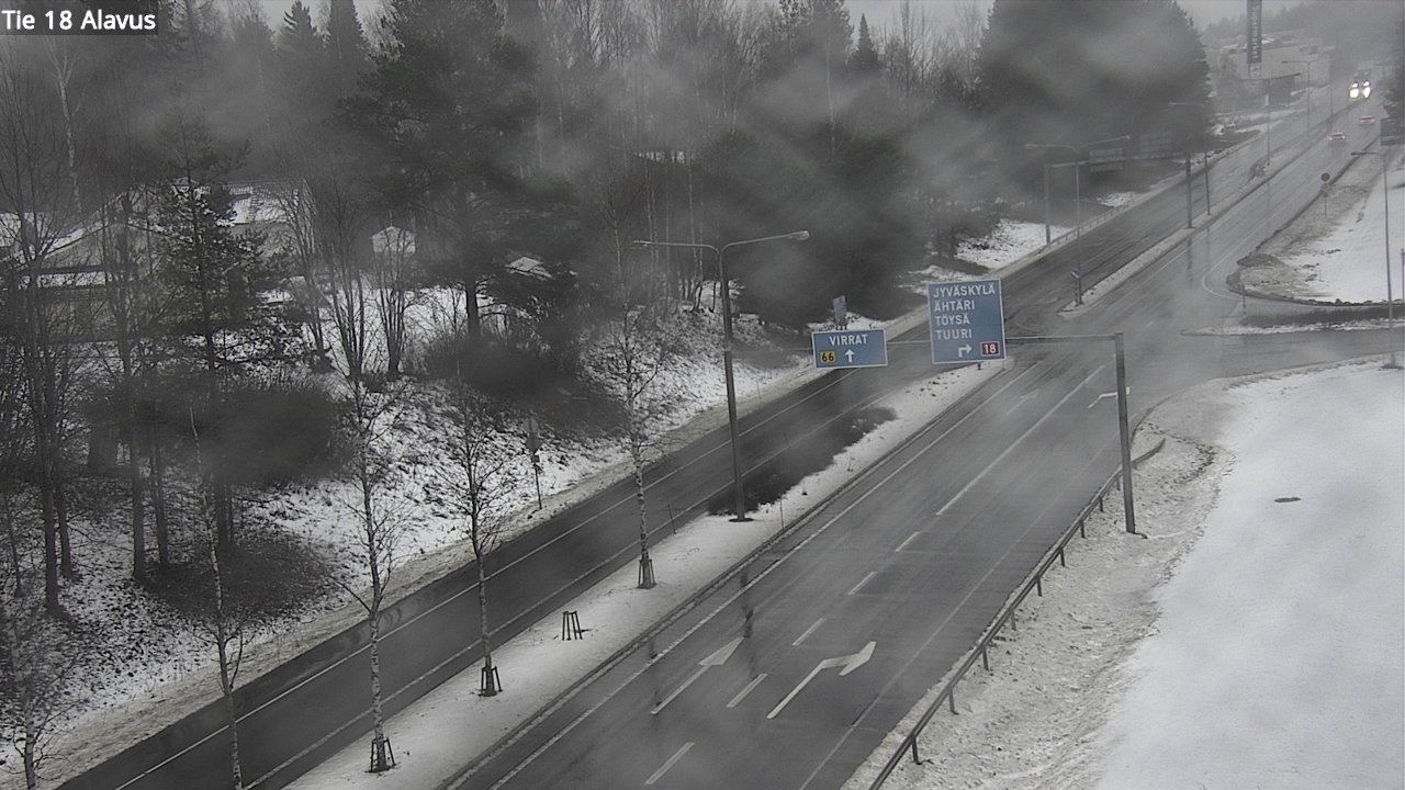 Weather Camera Image Road 18 Alavus, Alavus, Etelä-Pohjanmaa