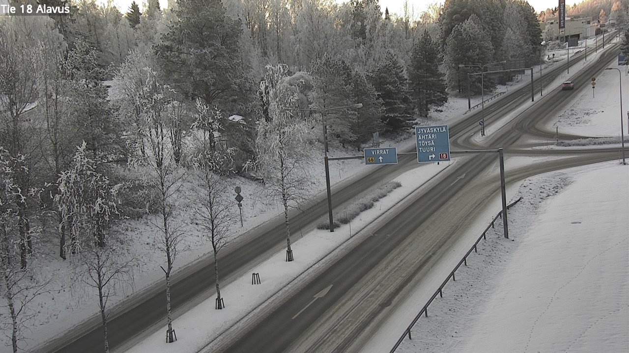 Weather Camera Image Väg 18 Alavo, Alavus, Etelä-Pohjanmaa