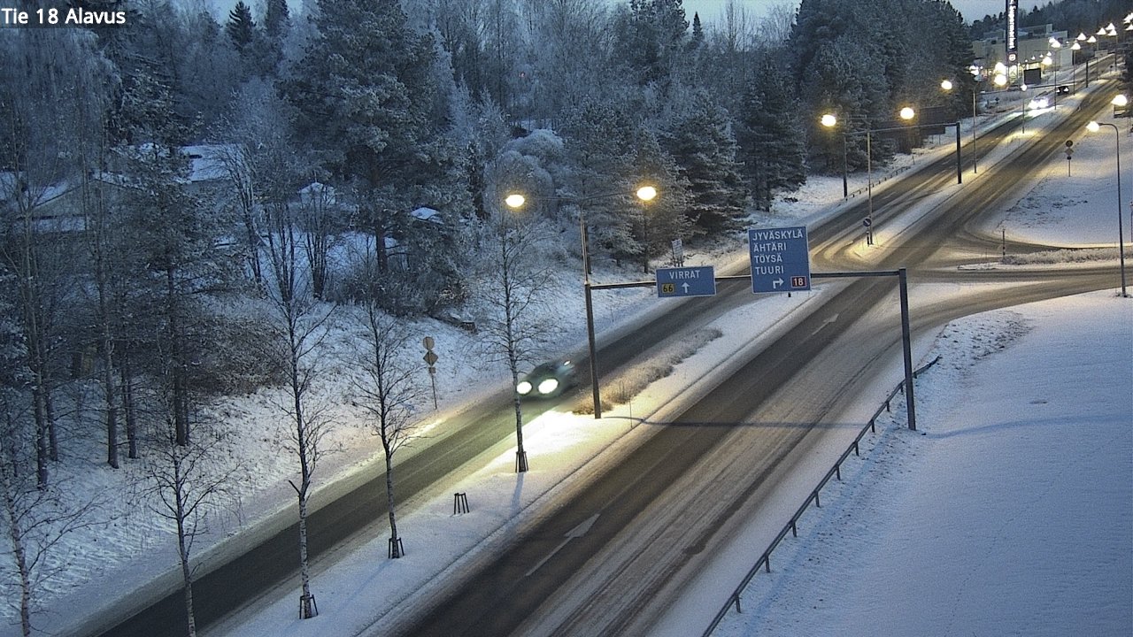 Weather Camera Image Väg 18 Alavo, Alavus, Etelä-Pohjanmaa