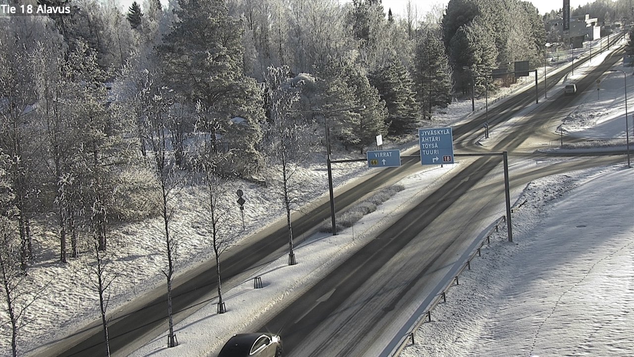 Weather Camera Image Väg 18 Alavo, Alavus, Etelä-Pohjanmaa