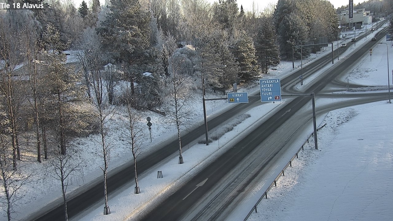 Weather Camera Image Väg 18 Alavo, Alavus, Etelä-Pohjanmaa