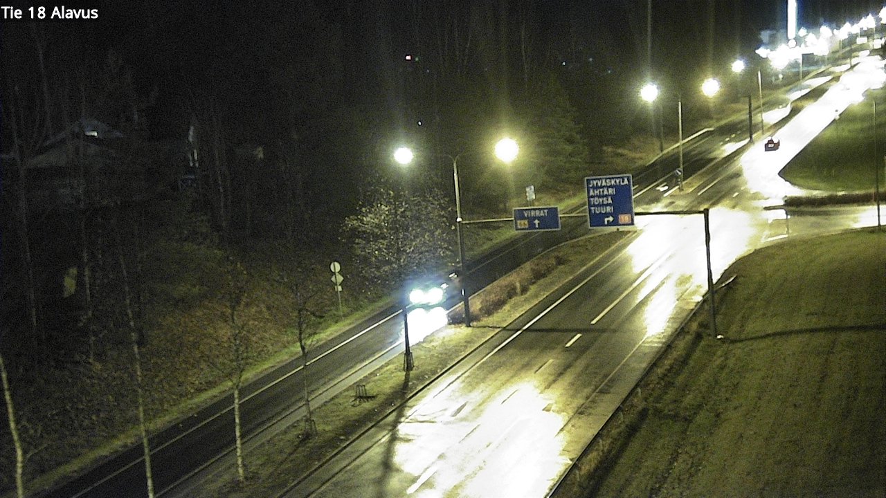 Weather Camera Image Road 18 Alavus, Alavus, Etelä-Pohjanmaa