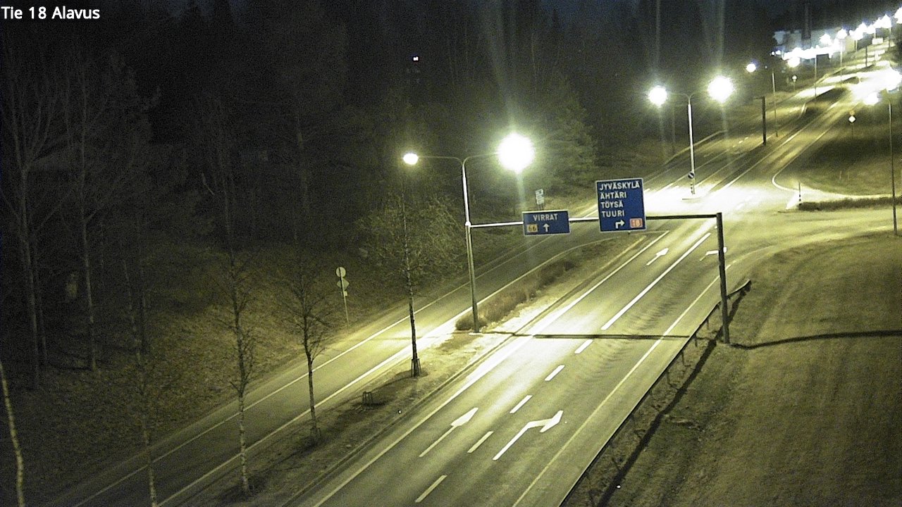 Weather Camera Image Road 18 Alavus, Alavus, Etelä-Pohjanmaa