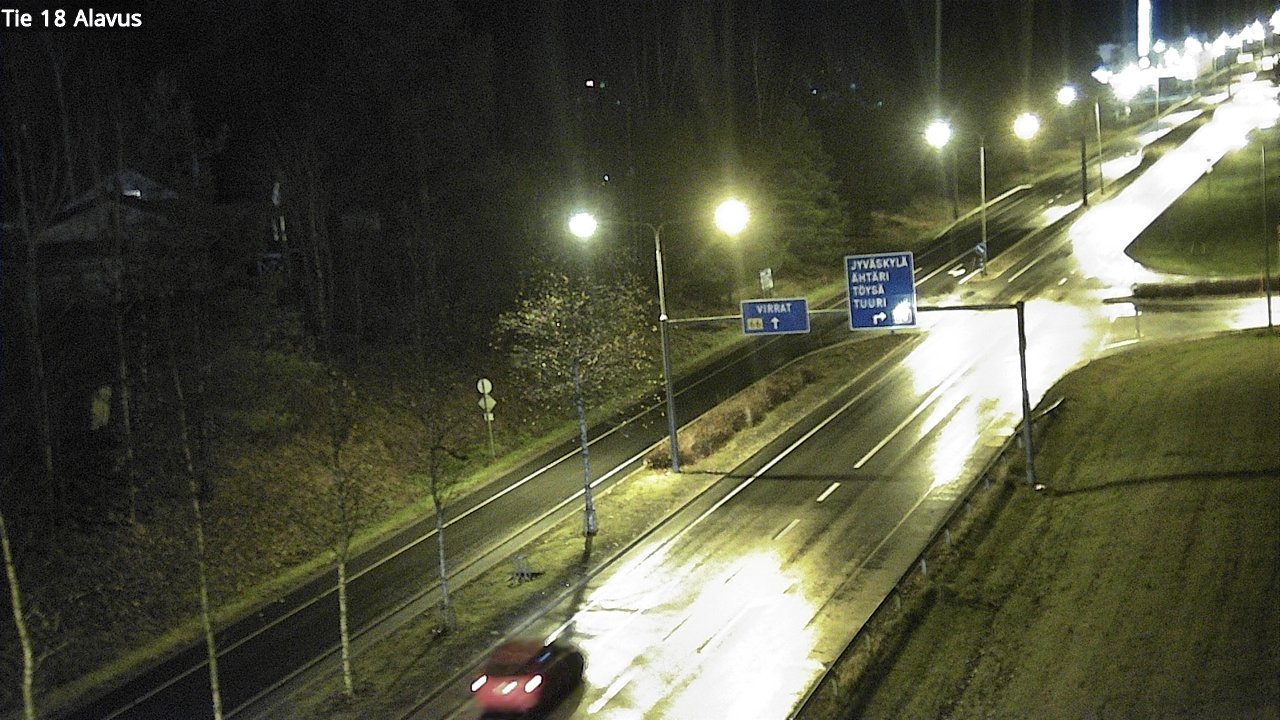 Weather Camera Image Road 18 Alavus, Alavus, Etelä-Pohjanmaa