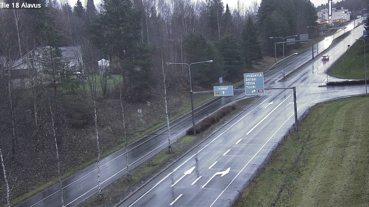 Weather Camera Image Väg 18 Alavo, Alavus, Etelä-Pohjanmaa