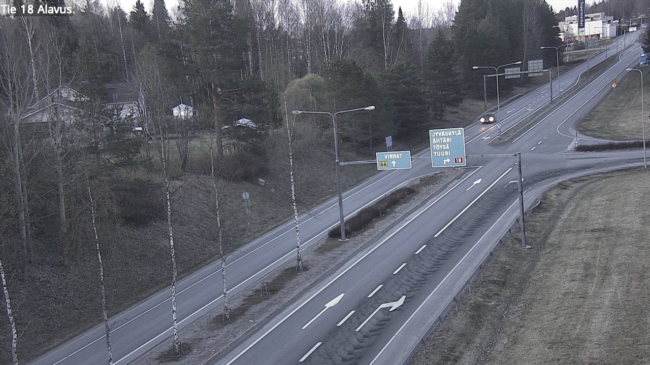 Weather Camera Image Road 18 Alavus, Alavus, Etelä-Pohjanmaa