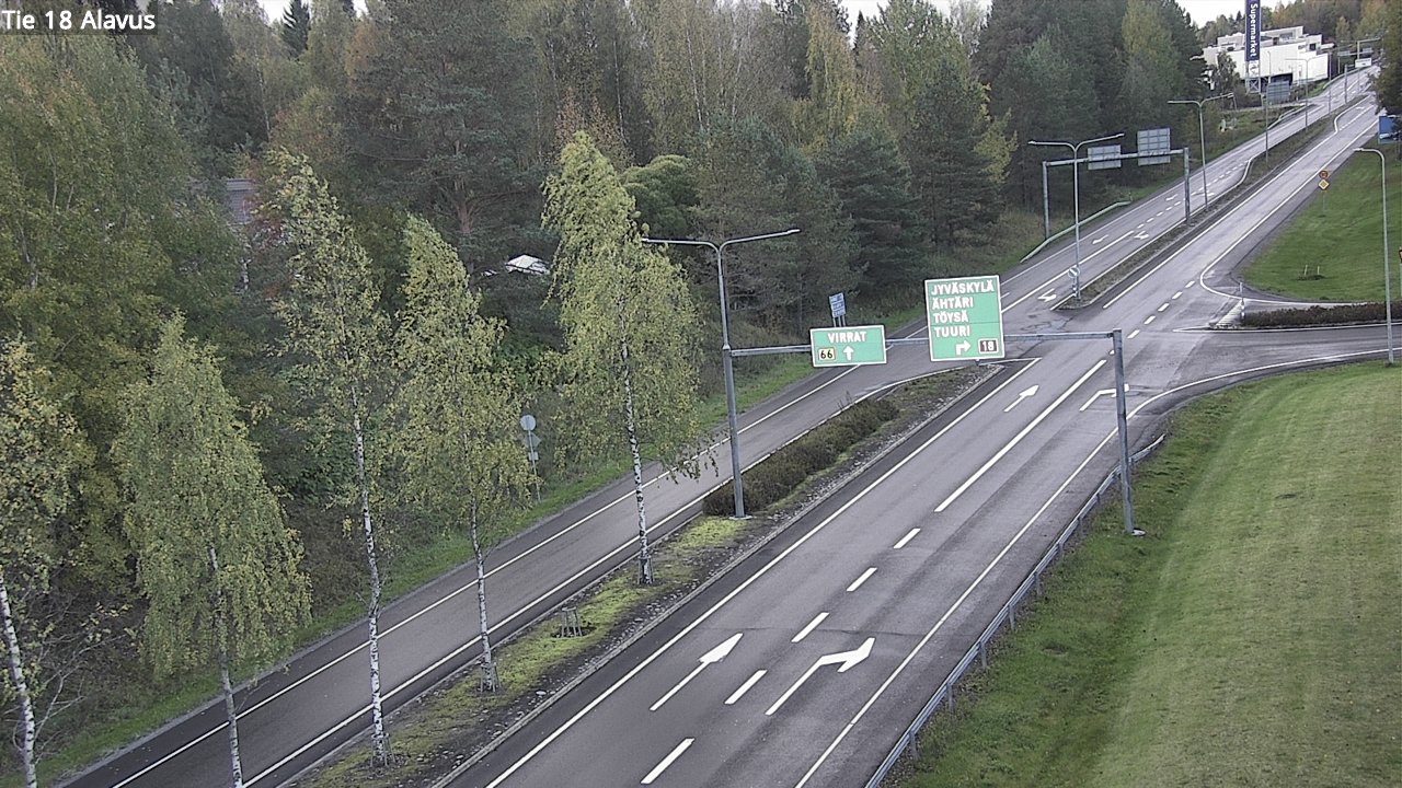 Weather Camera Image Road 18 Alavus, Alavus, Etelä-Pohjanmaa