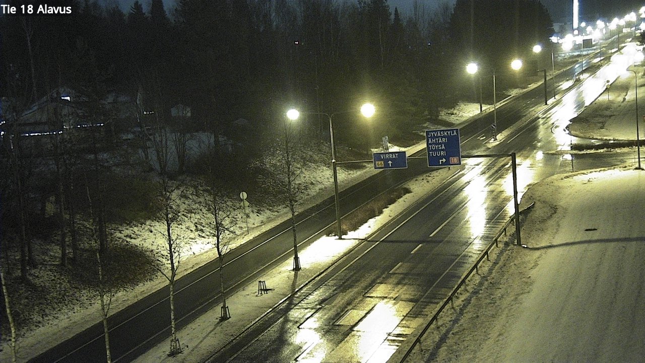 Weather Camera Image Road 18 Alavus, Alavus, Etelä-Pohjanmaa