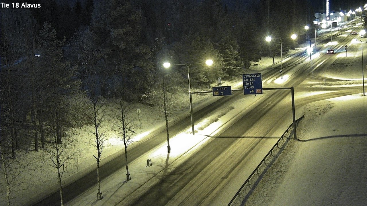 Weather Camera Image Väg 18 Alavo, Alavus, Etelä-Pohjanmaa