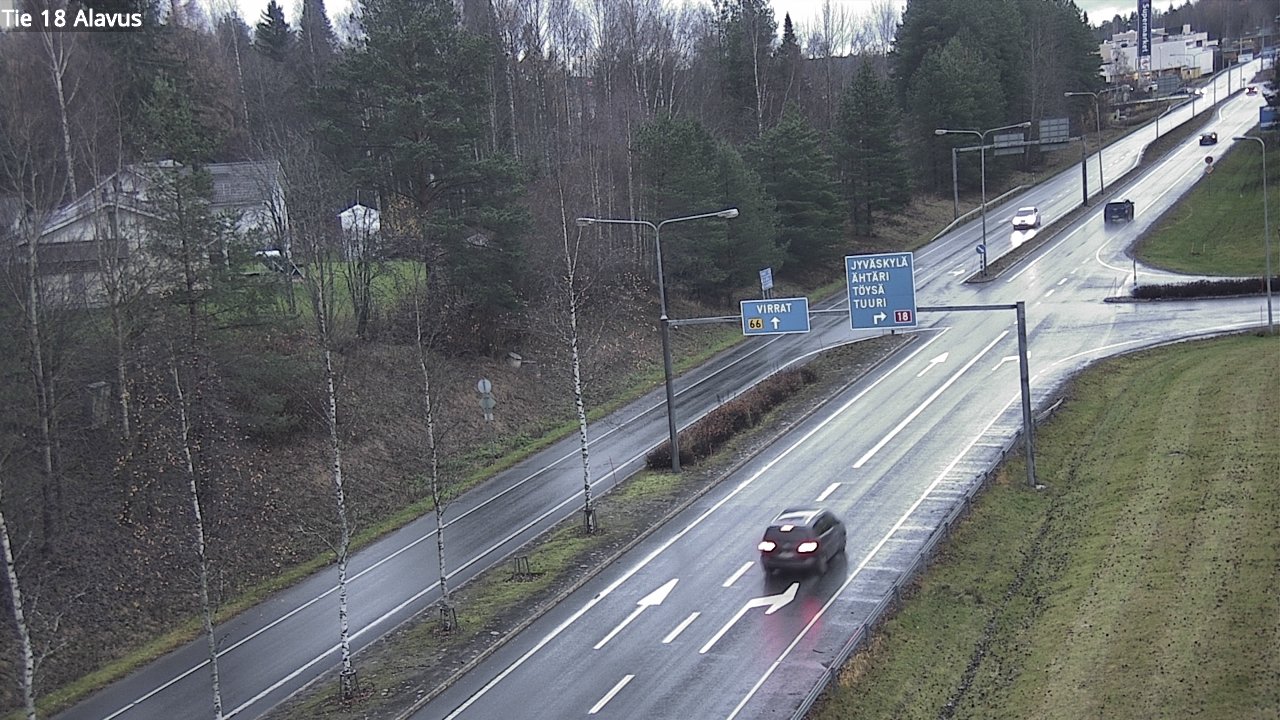 Weather Camera Image Väg 18 Alavo, Alavus, Etelä-Pohjanmaa