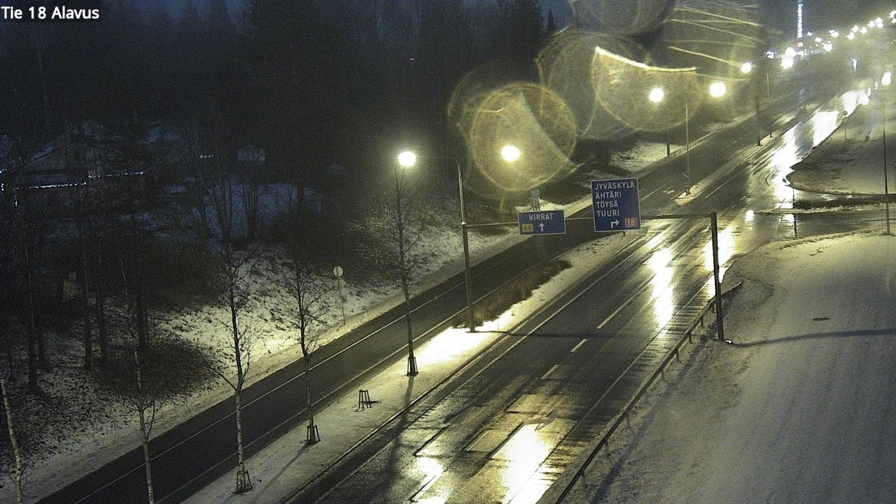 Weather Camera Image Road 18 Alavus, Alavus, Etelä-Pohjanmaa