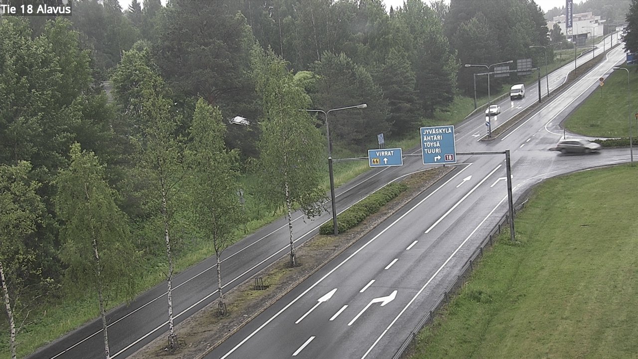 Weather Camera Image Road 18 Alavus, Alavus, Etelä-Pohjanmaa