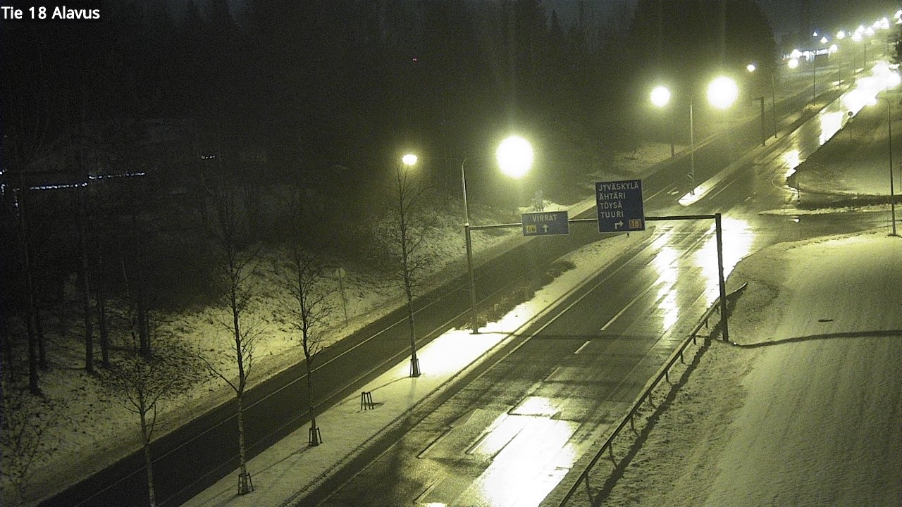 Weather Camera Image Road 18 Alavus, Alavus, Etelä-Pohjanmaa