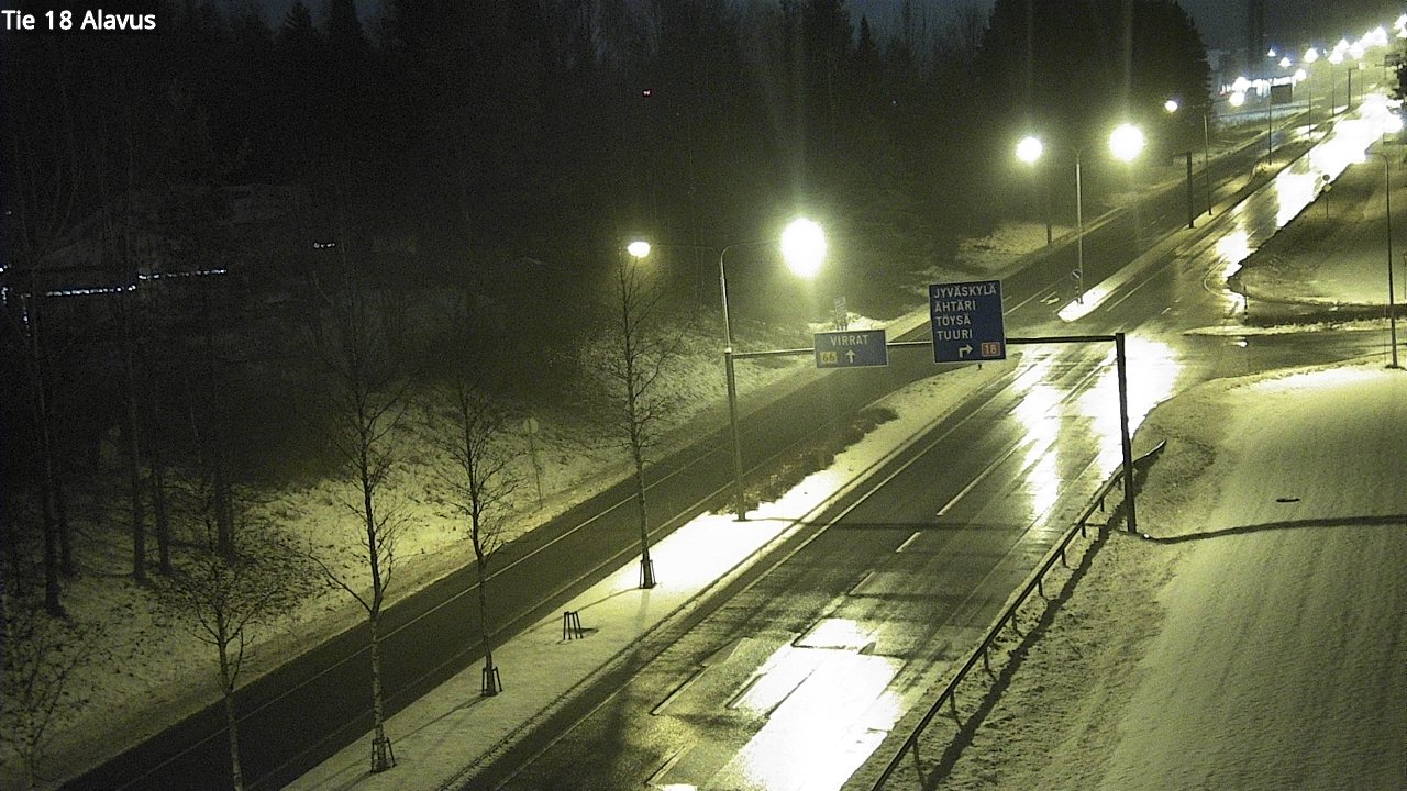 Weather Camera Image Road 18 Alavus, Alavus, Etelä-Pohjanmaa