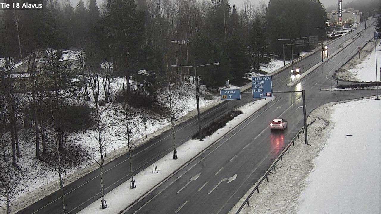 Weather Camera Image Road 18 Alavus, Alavus, Etelä-Pohjanmaa