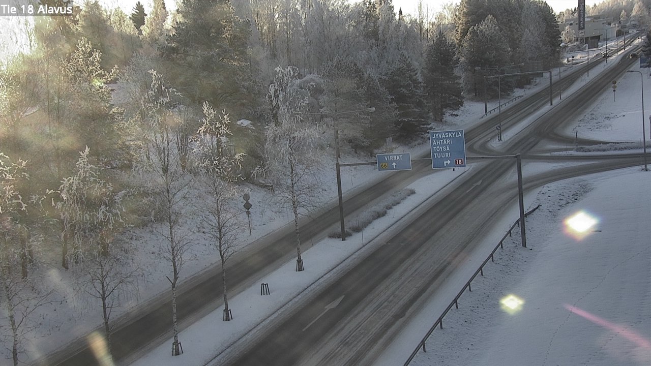 Weather Camera Image Väg 18 Alavo, Alavus, Etelä-Pohjanmaa