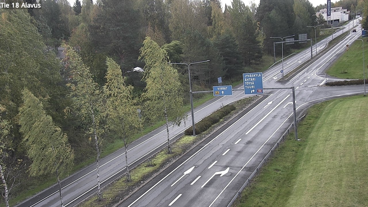 Weather Camera Image Road 18 Alavus, Alavus, Etelä-Pohjanmaa