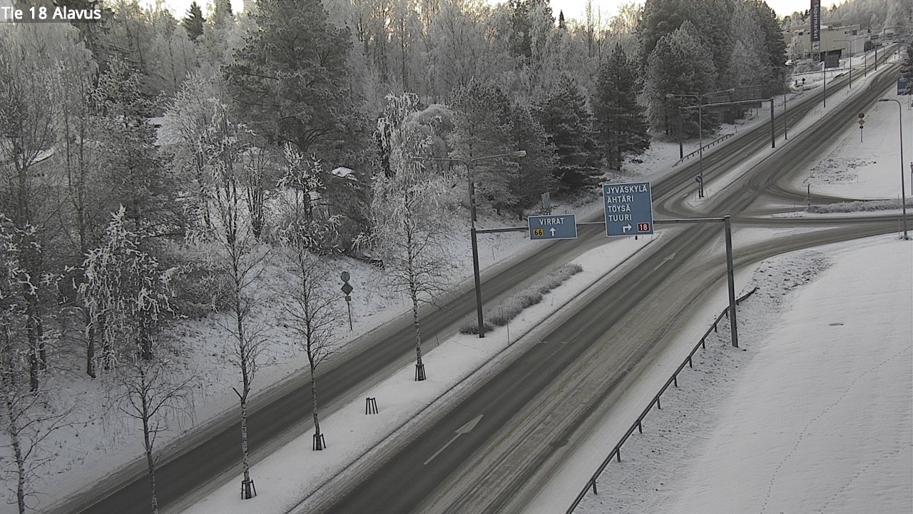Weather Camera Image Väg 18 Alavo, Alavus, Etelä-Pohjanmaa