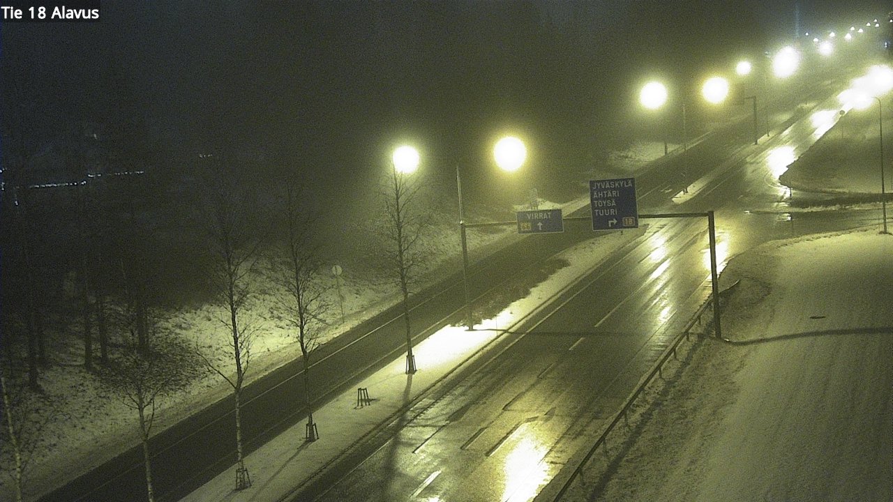 Weather Camera Image Road 18 Alavus, Alavus, Etelä-Pohjanmaa
