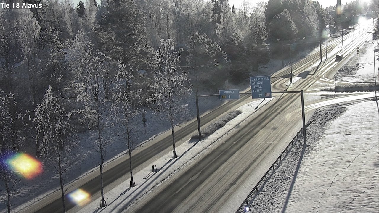 Weather Camera Image Väg 18 Alavo, Alavus, Etelä-Pohjanmaa