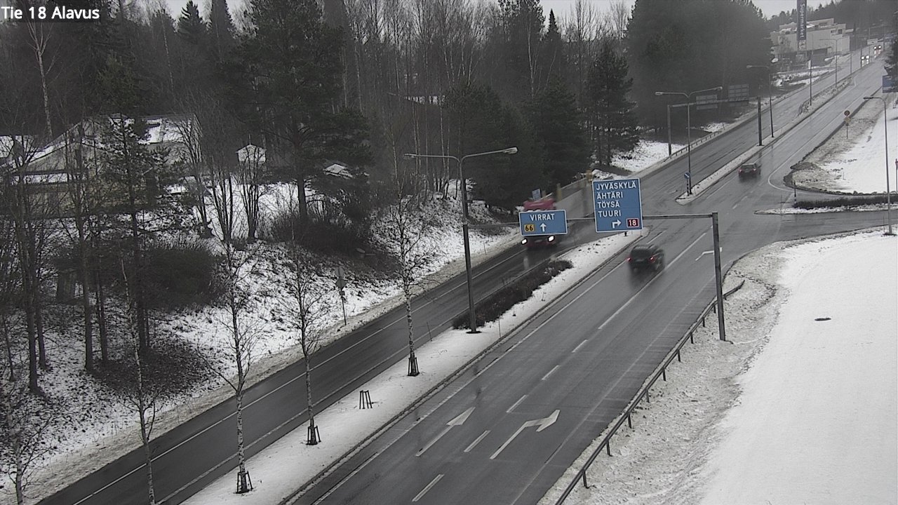 Weather Camera Image Road 18 Alavus, Alavus, Etelä-Pohjanmaa